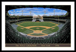 The Polo Grounds 1954 - Framed Print