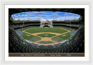 The Polo Grounds 1954 - Framed Print