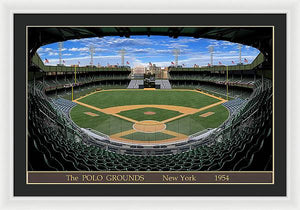 The Polo Grounds 1954 - Framed Print