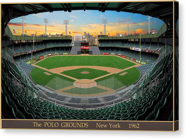 The Polo Grounds 1962 - Canvas Print