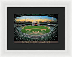 The Polo Grounds 1962 - Framed Print