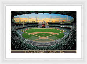 The Polo Grounds 1962 - Framed Print