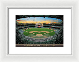 The Polo Grounds 1962 - Framed Print