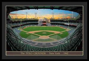 The Polo Grounds 1962 - Framed Print