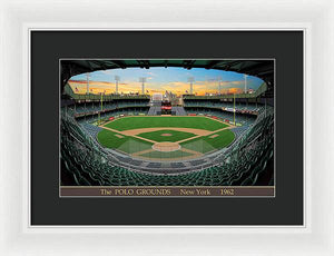 The Polo Grounds 1962 - Framed Print