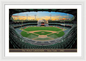 The Polo Grounds 1962 - Framed Print