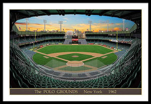 The Polo Grounds 1962 - Framed Print