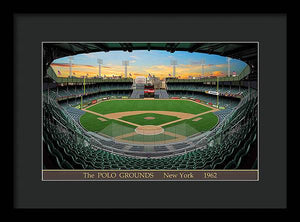 The Polo Grounds 1962 - Framed Print