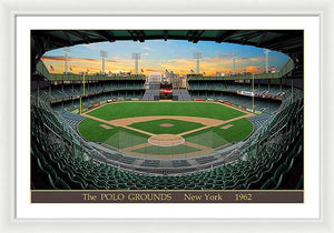 The Polo Grounds 1962 - Framed Print