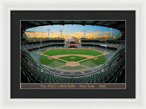 The Polo Grounds 1962 - Framed Print