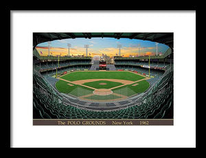 The Polo Grounds 1962 - Framed Print