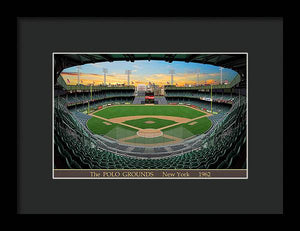 The Polo Grounds 1962 - Framed Print