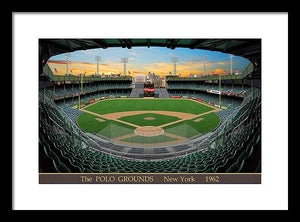 The Polo Grounds 1962 - Framed Print