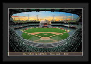 The Polo Grounds 1962 - Framed Print