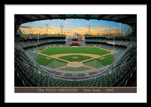 The Polo Grounds 1962 - Framed Print