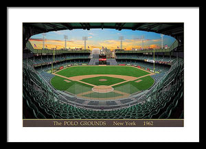 The Polo Grounds 1962 - Framed Print