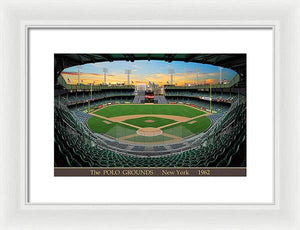 The Polo Grounds 1962 - Framed Print