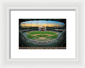 The Polo Grounds 1962 - Framed Print