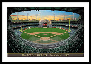 The Polo Grounds 1962 - Framed Print