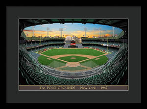 The Polo Grounds 1962 - Framed Print