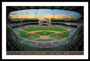 The Polo Grounds 1962 - Framed Print