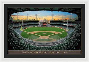 The Polo Grounds 1962 - Framed Print