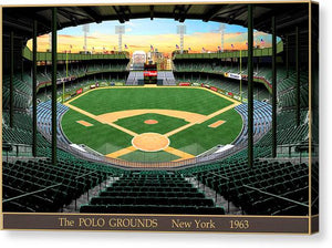 The Polo Grounds 1963 - Canvas Print