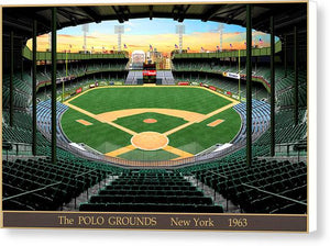 The Polo Grounds 1963 - Canvas Print