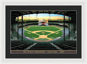 The Polo Grounds 1963 - Framed Print