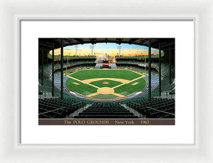 The Polo Grounds 1963 - Framed Print