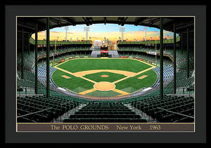 The Polo Grounds 1963 - Framed Print