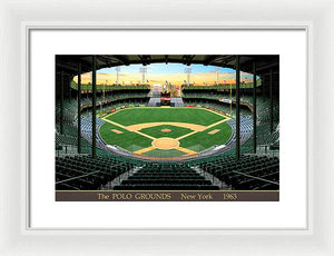 The Polo Grounds 1963 - Framed Print