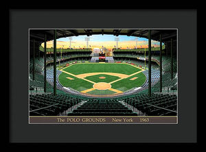 The Polo Grounds 1963 - Framed Print