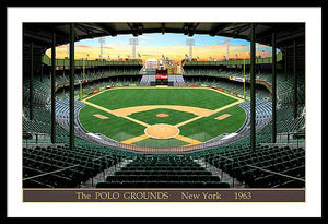 The Polo Grounds 1963 - Framed Print