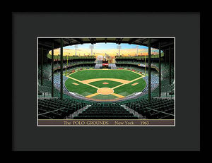 The Polo Grounds 1963 - Framed Print