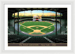 The Polo Grounds 1963 - Framed Print