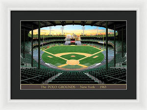 The Polo Grounds 1963 - Framed Print