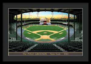 The Polo Grounds 1963 - Framed Print