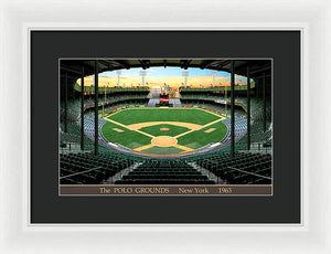 The Polo Grounds 1963 - Framed Print