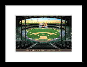 The Polo Grounds 1963 - Framed Print