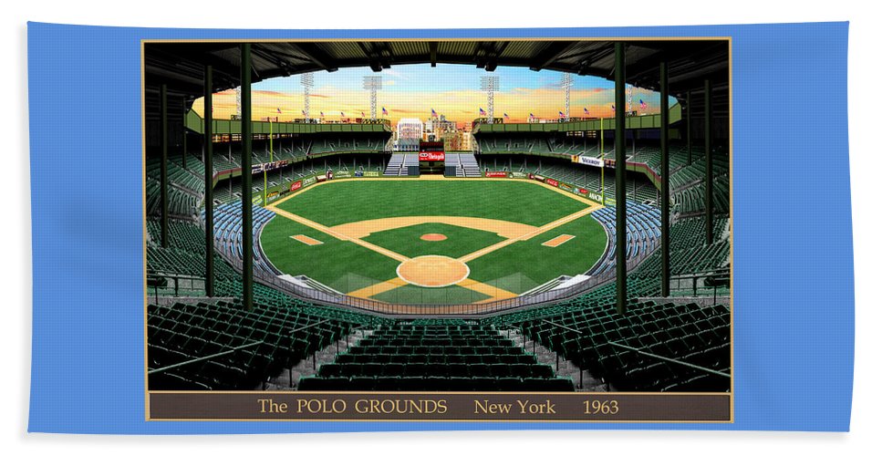 The Polo Grounds 1963 - Beach Towel