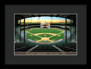 The Polo Grounds 1963 - Framed Print