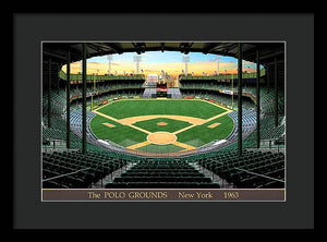 The Polo Grounds 1963 - Framed Print