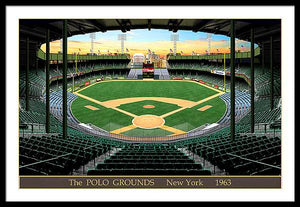 The Polo Grounds 1963 - Framed Print