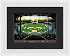 The Polo Grounds 1963 - Framed Print