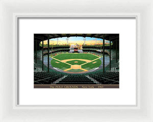 The Polo Grounds 1963 - Framed Print