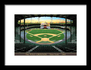 The Polo Grounds 1963 - Framed Print