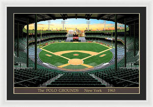 The Polo Grounds 1963 - Framed Print