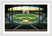 Load image into Gallery viewer, The Polo Grounds 1963 - Framed Print
