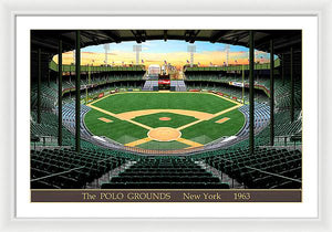 The Polo Grounds 1963 - Framed Print